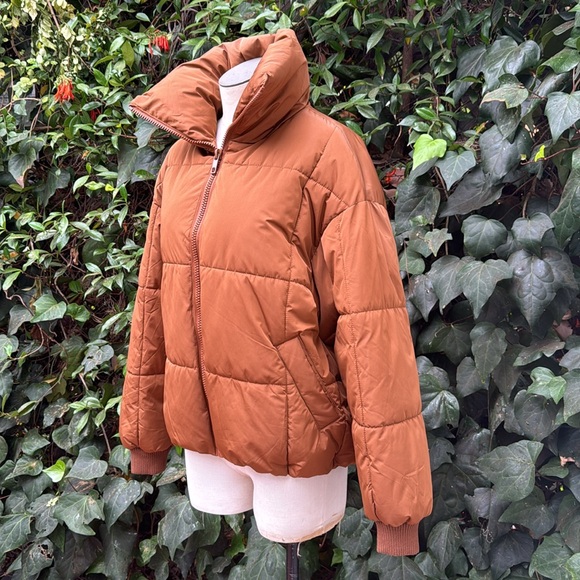 APPARIS Levi Puffer Jacket Sz.XS in Brown - Picture 2 of 7